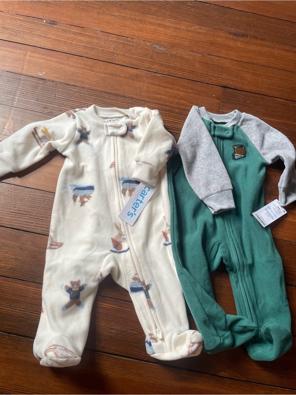 Carters fleece sleepers